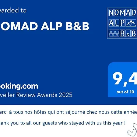 Bed & Breakfast Nomad Alp Marthod